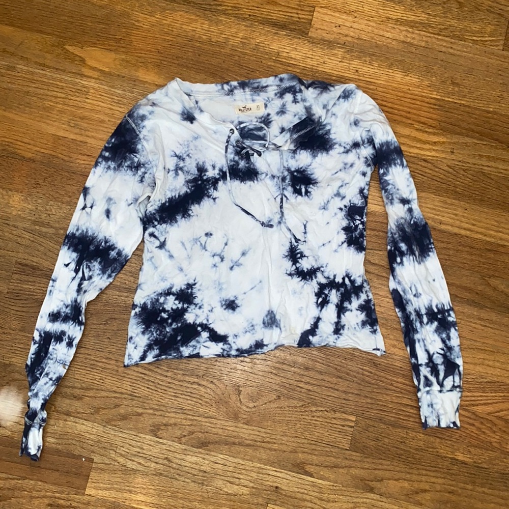 tie dye long sleeve shirt